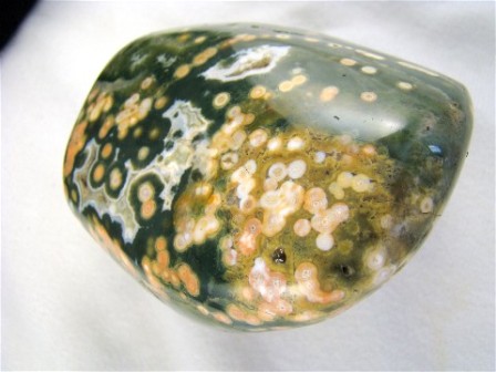 Ocean Jasper that was polished on one face
